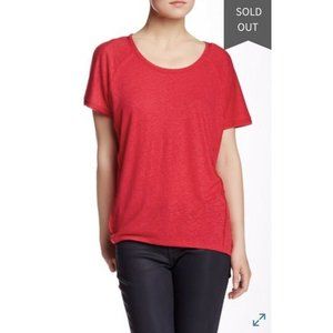 Elie Tahari Women's Winnie Knit Linen Blend Tee